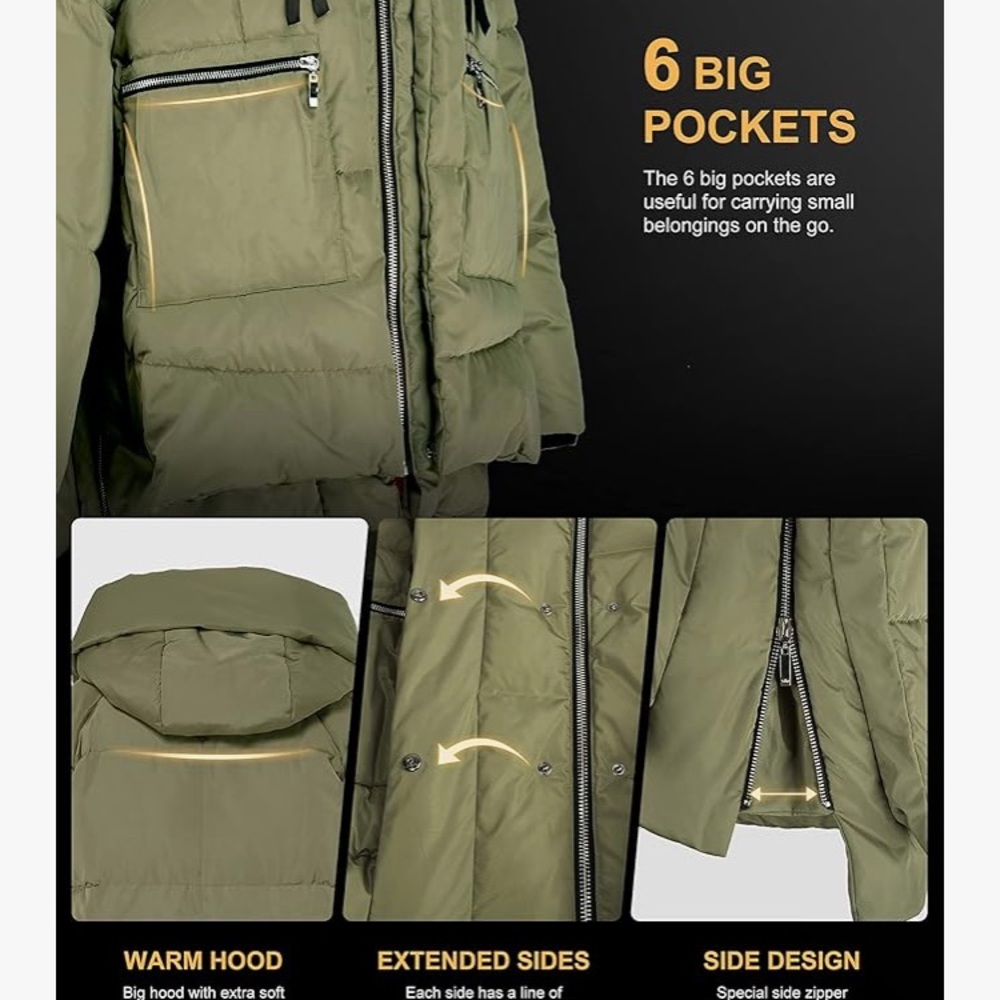 Orolay Women's Thickened Down Jacket - image 5